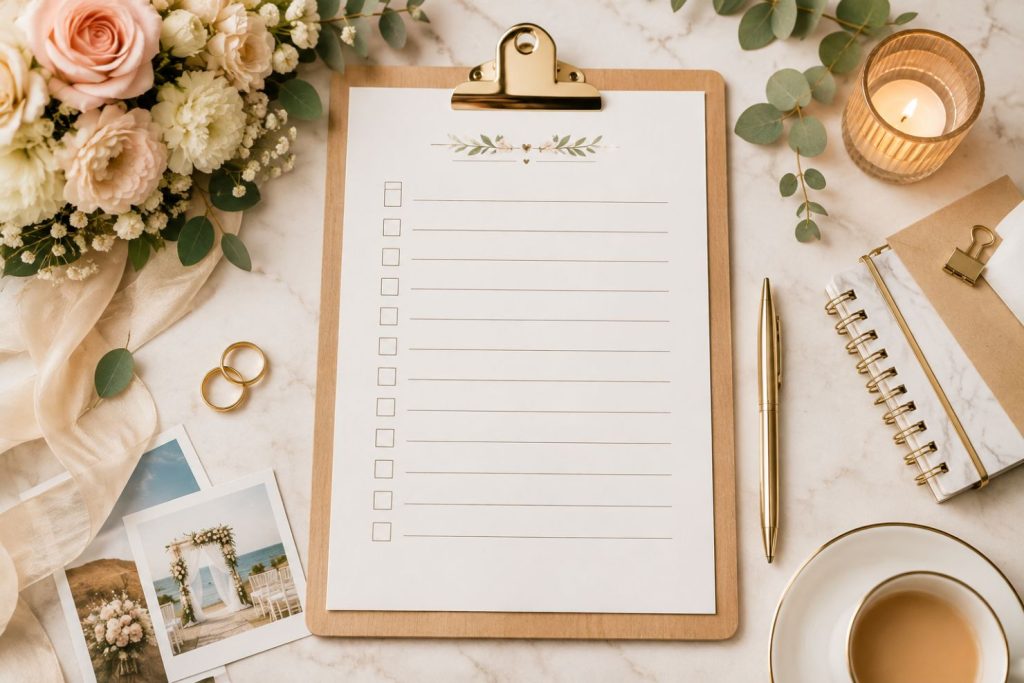 Venue Checklist Wedding